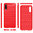 Flexi Slim Carbon Fibre Case for Samsung Galaxy A70 - Brushed Red